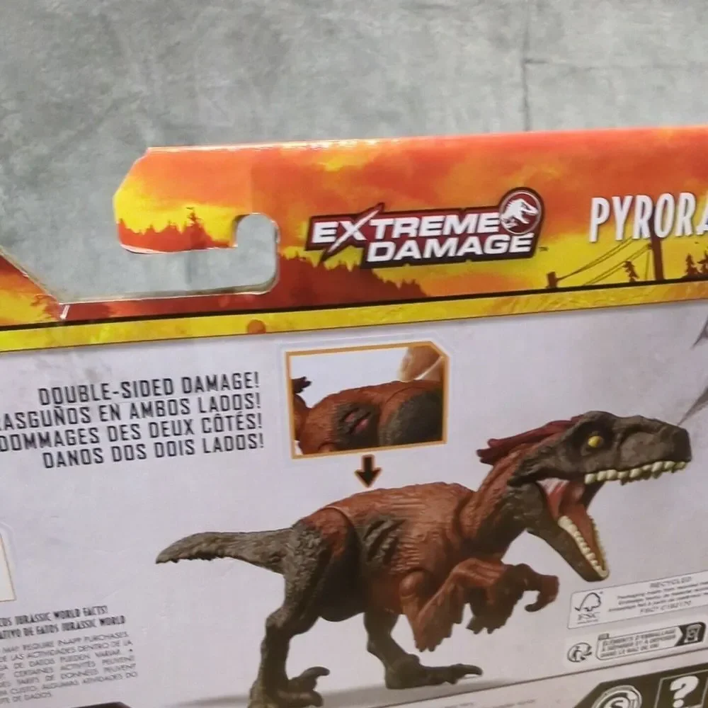 Jurassic World Dominion Pyroraptor Extreme Damage Dino Mattel‎ 2021
